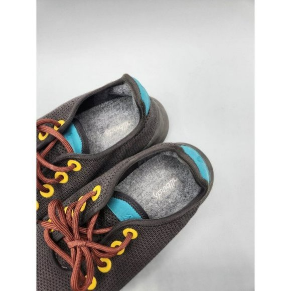 Allbirds Tree Runner  Shoes Mens 11 Black Yellow Eyelets 0420 RM1 Sneakers main image 4
